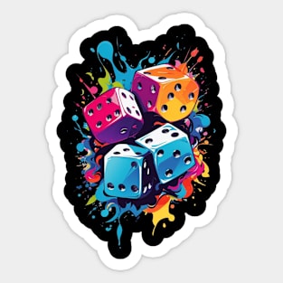 Dice Game ART Sticker